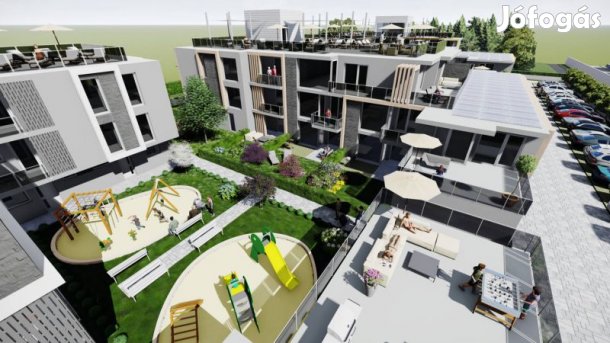 Fonyód vizparti új építésű téglalakás