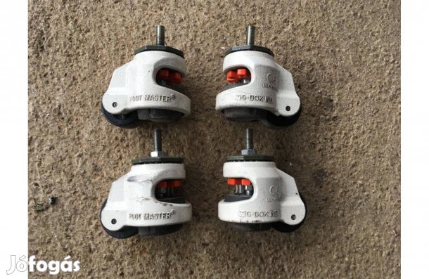 Foot Master nagy teherbírású ipari kerék és szintezhető géptalp egyben