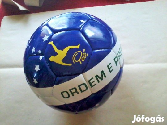 Football labda Brazil foci ereklye (nyomtatott) aláírással