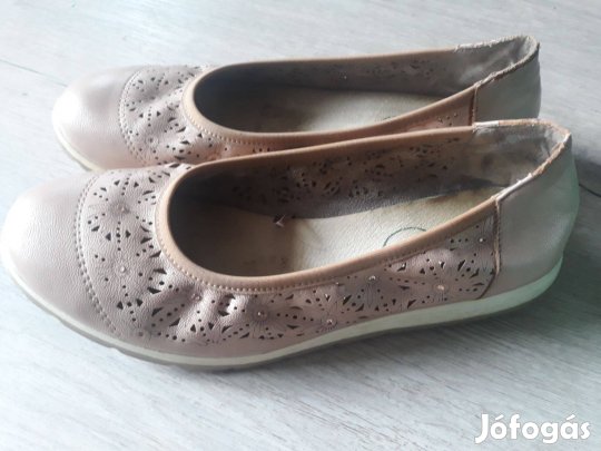 Footflexx bézs színű balerina cipő 38-ass