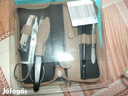 For Your Beauty 5 részes manikűr szett bőr tokban Új