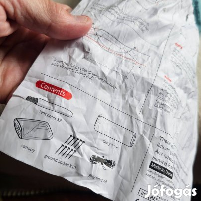 Forceatt 2 személyes strandsátor új méretek a képen