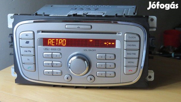 Ford 6000 gyári cd rádió autórádió - ezüst