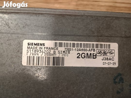 Ford Focus MK2 motorvezérlő ECU 7M51-12A650-AFB