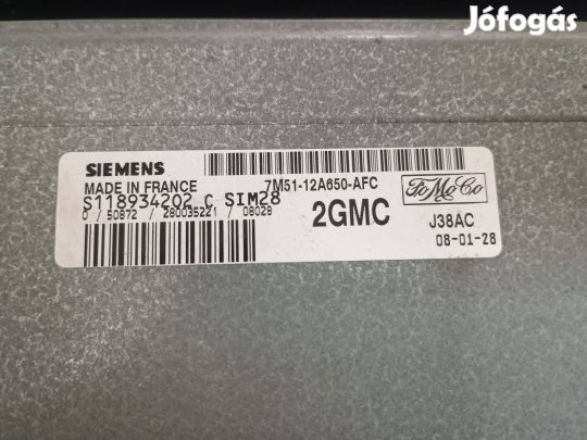 Ford Focus MK2 motorvezérlő ECU 7M51-12A650-AFC