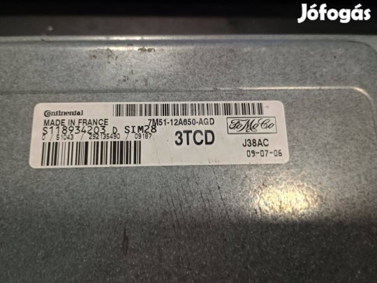 Ford Focus MK2 motorvezérlő ECU 7M51-12A650-AGD