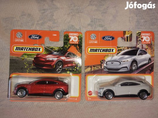 Ford Mach E Mach-E Matchbox Match Box Hot Wheels kisautó e-autó