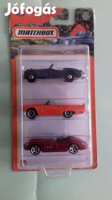 Ford Thunderbird +Jaguar Xk + Aston Martin Matchbox szett