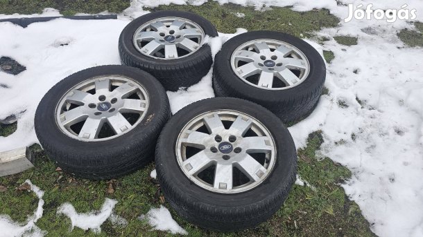 Ford gyári alufelni 5x108 16" R16 gumi nem árkepző
