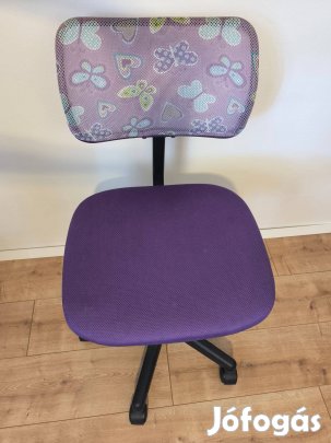 Forgószék ifjúsági lila eladó szép állapotban