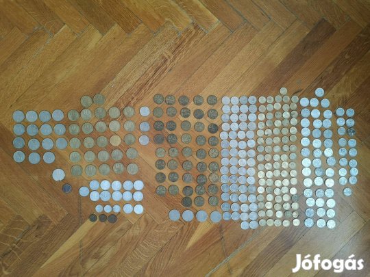 Forint, fillér régi pénzérmék gyűjtemény