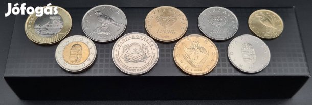 Forint forgalmi érme sor 2020 évi (+2020 emlékérmék) 9db érme