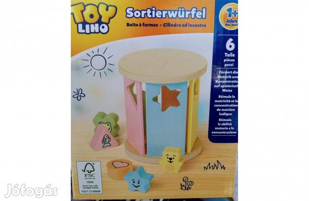 Forma És Szín felismerő Fa Babajáték Bontatlan