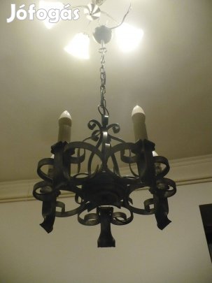 Formás kovácsoltvas mennyezeti lámpa