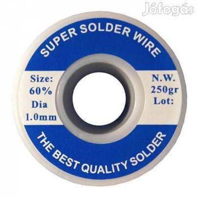 Forrasztó Ón - 250g ( 0.25kg ) 1mm 60/40 (Pb/Sn) (_)