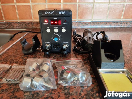 Forrasztóállomás 2 in 1 kiegészítőkkel eladó. Forrasztópáka 100°C-480°