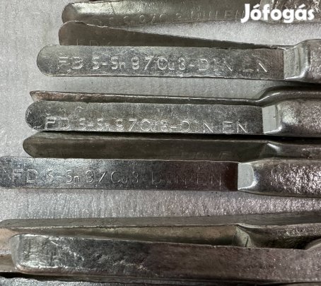 Forrasztóón rúd Sn97Cu3 bádogos ón forrasztás