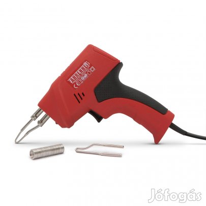 Forrasztópisztoly 100W-os pisztolypáka pillanatpáka + forrasztó ón