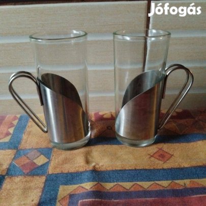 Forró csokis / kávé / tea ,poharak egyben 2db
