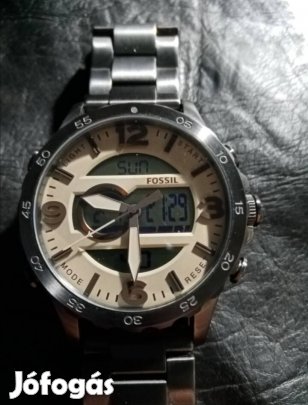 Fossil quartz férfi karóra 