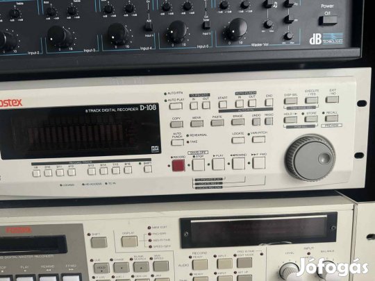 Fostex D-108 -8 sávos digitális studiotecorder