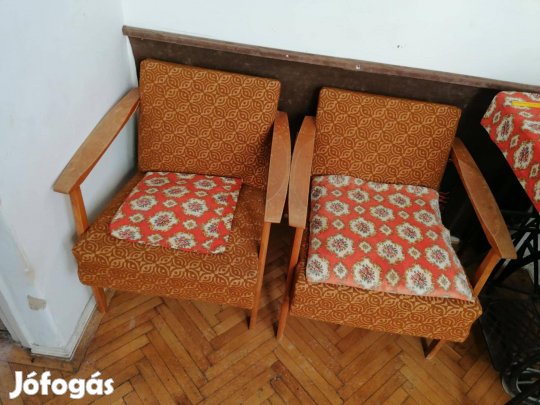 Fotel 2 db retro