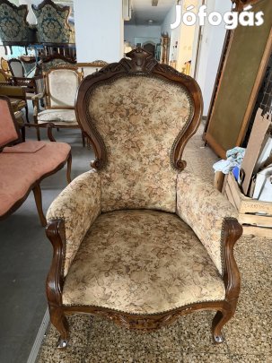 Fotel barokk hibátlan 