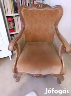 Fotel eladó, faragott