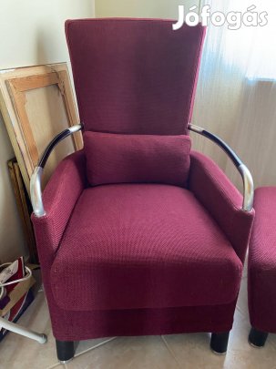 Fotel lábtartóval