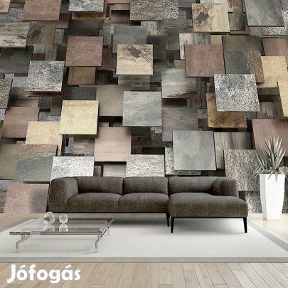 Fotó tapéta - Négyzetes struktúra 1