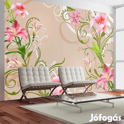 Fotótapéta - A liliomok finom szépsége