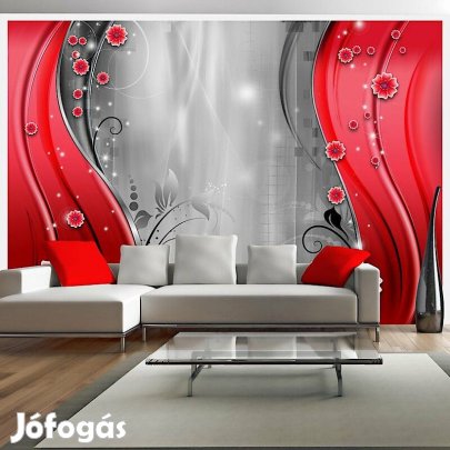 Fotótapéta - A piros függöny fellibben