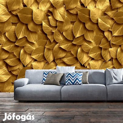 Fotótapéta - Aranyló levelek