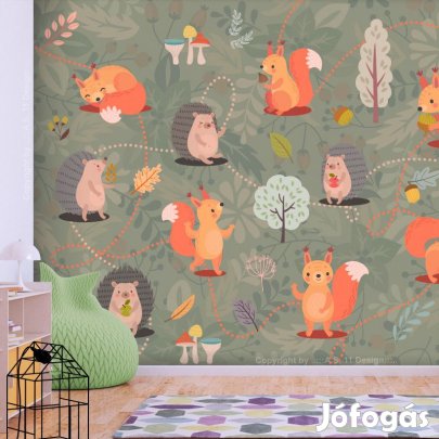Fotótapéta - Az erdő barátai