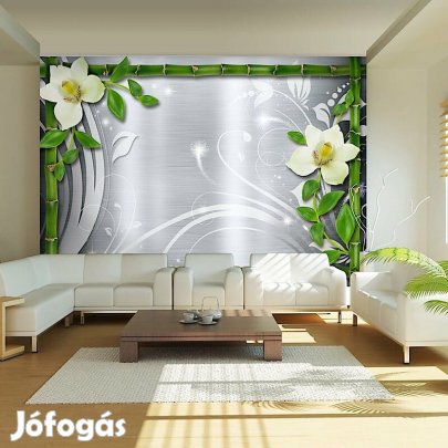 Fotótapéta - Bambusz keretbe foglalva