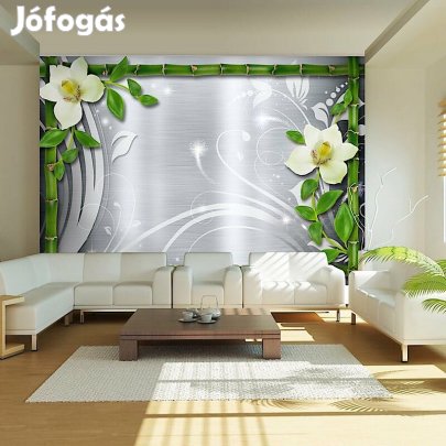 Fotótapéta - Bambusz keretbe foglalva