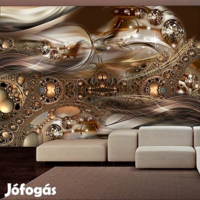 Fotótapéta - Barna mintázott folyam