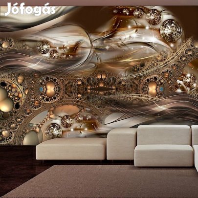 Fotótapéta - Barna mintázott folyam