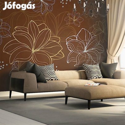 Fotótapéta - Barna szirmok