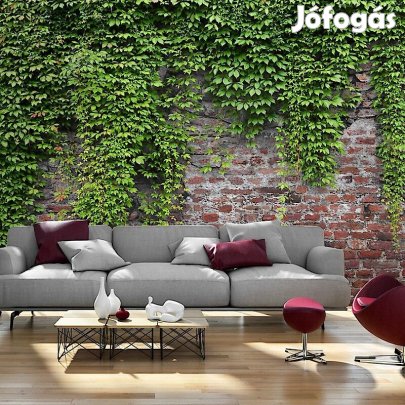 Fotótapéta - Borostyán téglafalon 1