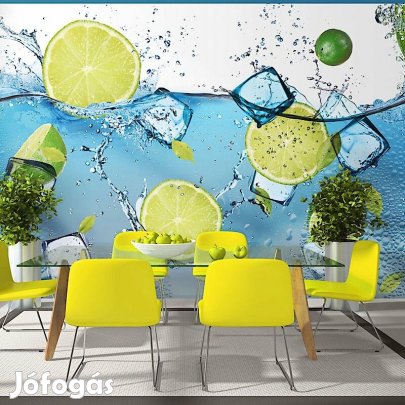 Fotótapéta - Csobbanó citromkarikák
