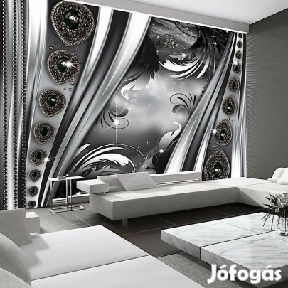 Fotótapéta - Ezüstös levelek