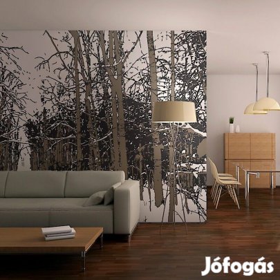 Fotótapéta - Fagyos erdő