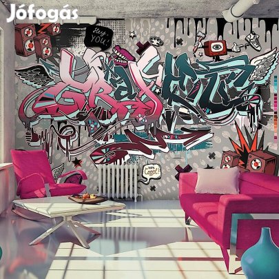 Fotótapéta - Falfirkák szürke háttéren