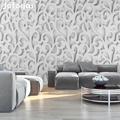 Fotótapéta - Fehér dísz