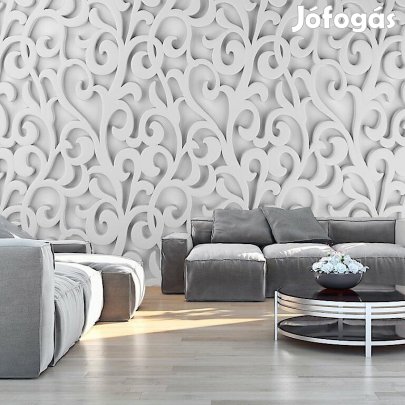 Fotótapéta - Fehér dísz