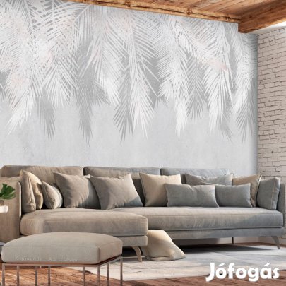 Fotótapéta - Fehér pálmák