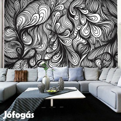 Fotótapéta - Fekete-fehér retro stílusban