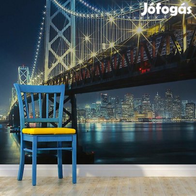 Fotótapéta - Fényben fürdő híd