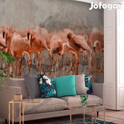 Fotótapéta - Flamingók a tónál